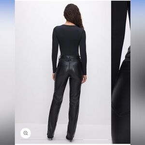 Good American - Good Icon Faux Leather Pants